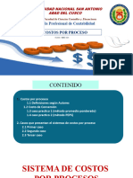 Costos Por Procesos Ppt