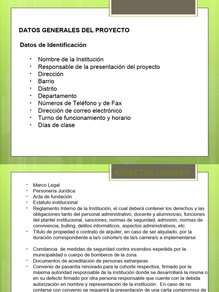 Guia para Elaboracion de Proyectos | PDF | Licenciatura | Plan de estudios