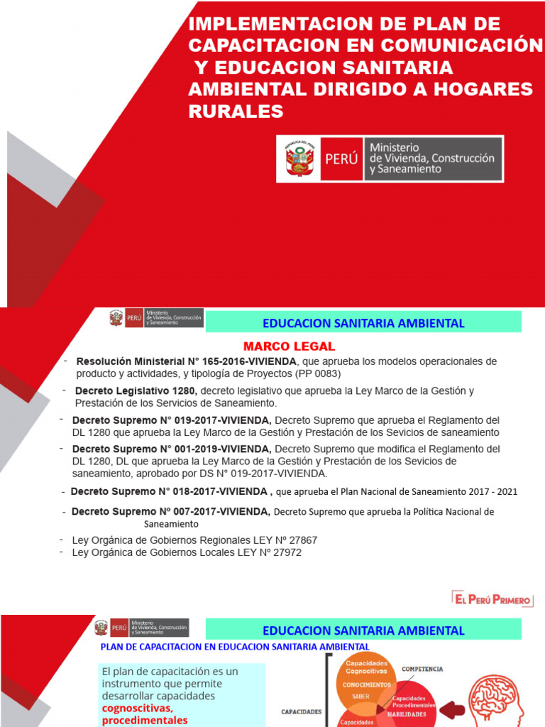 Ejecucion de Ducacion Sanitaria 2019 | PDF | Saneamiento | Agua