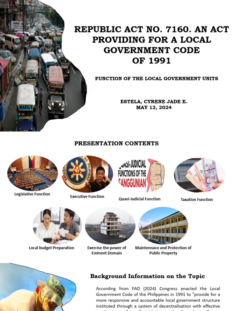 Function of Local Governemnt | PDF | Government | Justice