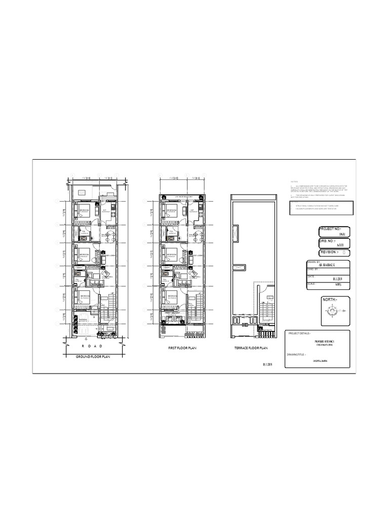 Ground Floor and First Floor Plans | PDF | Buildings And Structures