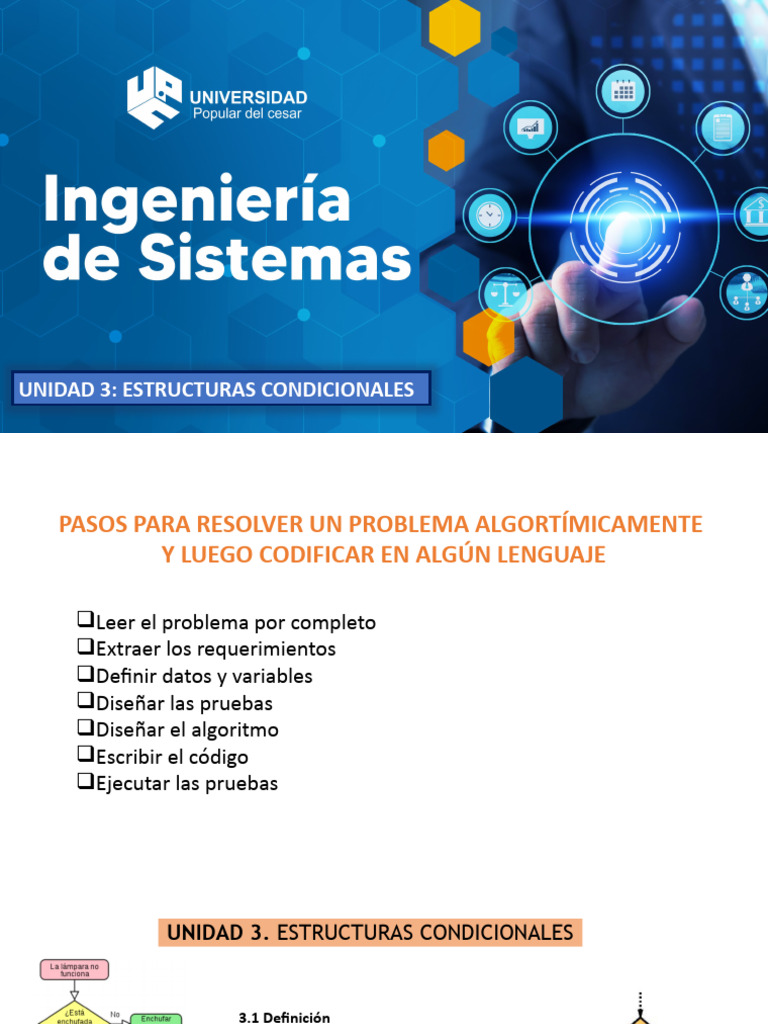 Unidad 3 Estructuras Condicionales | PDF | Algoritmos | Variable ...