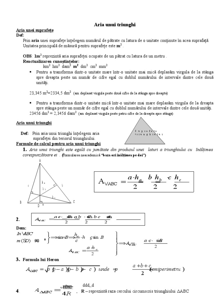 Campion Derivare Progres Formula Aria Triunghiului Chrisfolsom Com