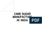 Cane Sugar Manufacture in India