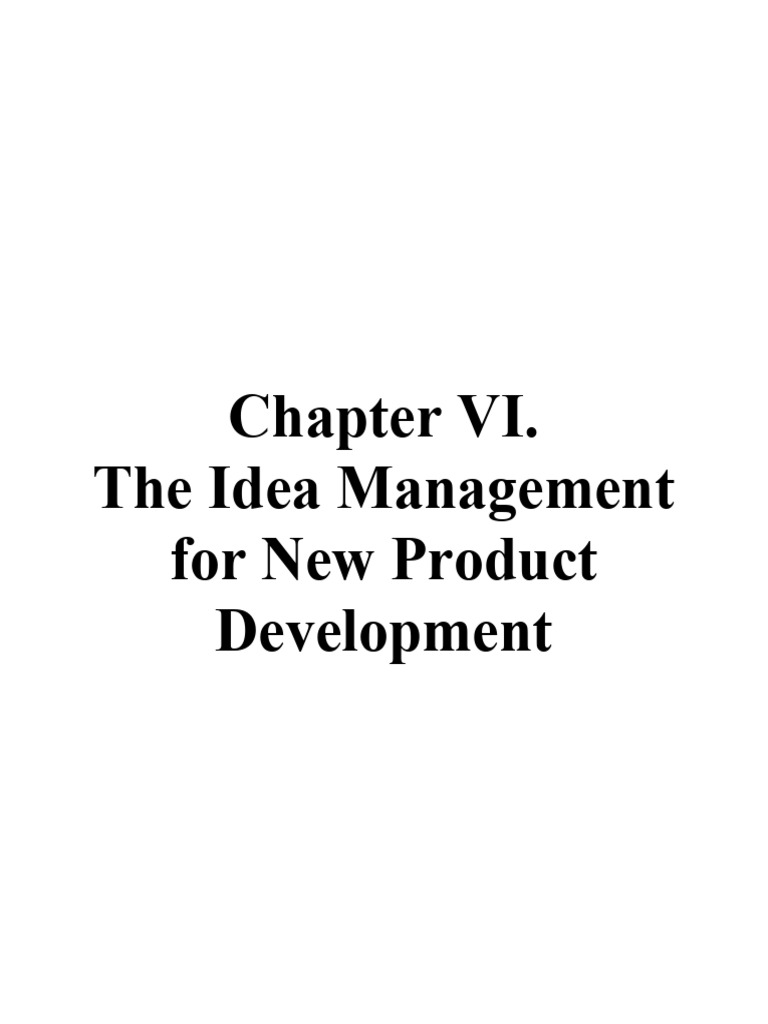 Idea Management for Product Development | PDF | New Product Development ...