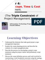 Ch04 Project Scope, Time and Cost Management