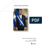 Análisis Político Nayib Bukele