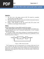 Design of PID Controller For First Order and Second Order Systems