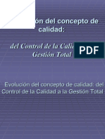 Clase 2 - Evolución Del Concepto de Calidad