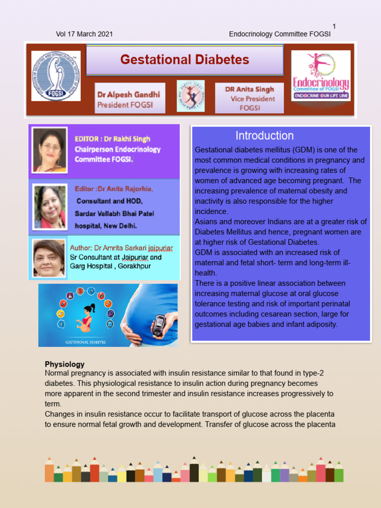 Metformin Use in Breastfeeding with GDM | PDF | Gestational Diabetes ...