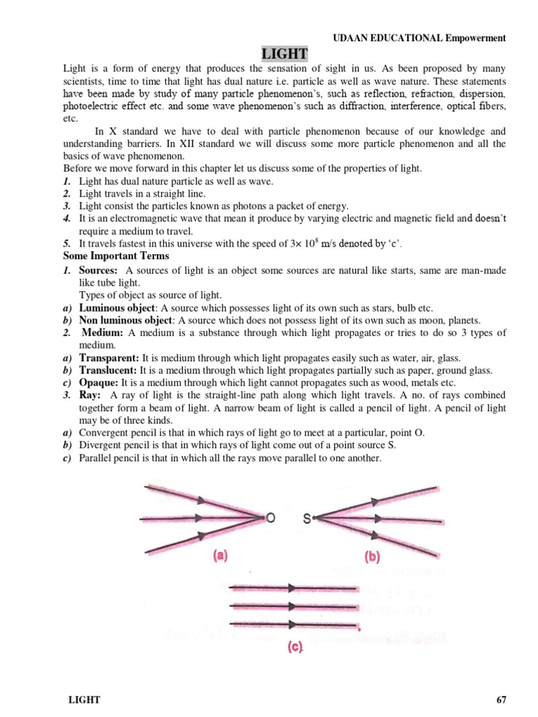 Understanding Light and Mirrors | PDF | Mirror | Reflection (Physics)