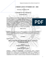 Acuerdo Gubernativo. 420-2003