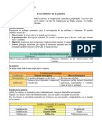 Resumen parcial #1 generalidades de química y leyes ponderales