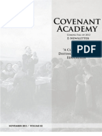 Academy Covenant: "A Classical and Distinctly Christian Education"