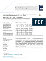 Elucidatingdynamicsandmechanismofcyclicbioreactionnetworks usingtopologically-equivalentelectricalcircuits