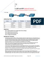 10.8.2 Lab - Configure CDP, LLDP, and NTP - ILM