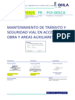 CO-PE-1PE925-PR-POI-005CA POI Mantenimiento de Tránsito y Seguridad Vial en Accesos y Areas Auxiliares Sector 1 Rio Casma - Rev.0