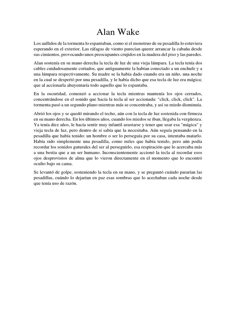 Alan Wake | PDF