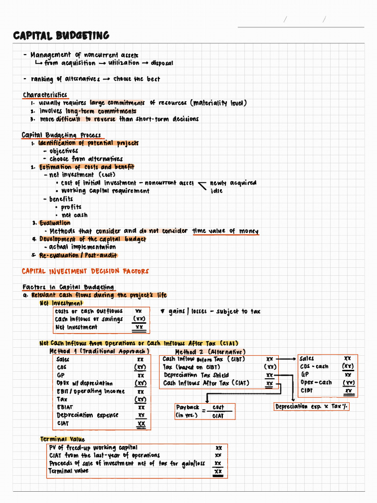 15 Capital Budgeting | PDF