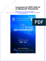 Full Ebook of PMF Ias Environment For Upsc 2023 24 2Nd Edition Manjunath Thamminidi Online PDF All Chapter