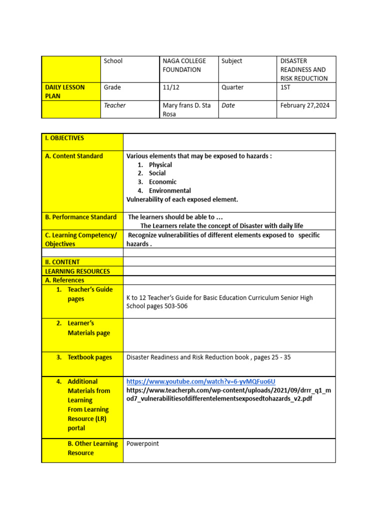Dlp Template Download Free Pdf Hazards Vulnerability
