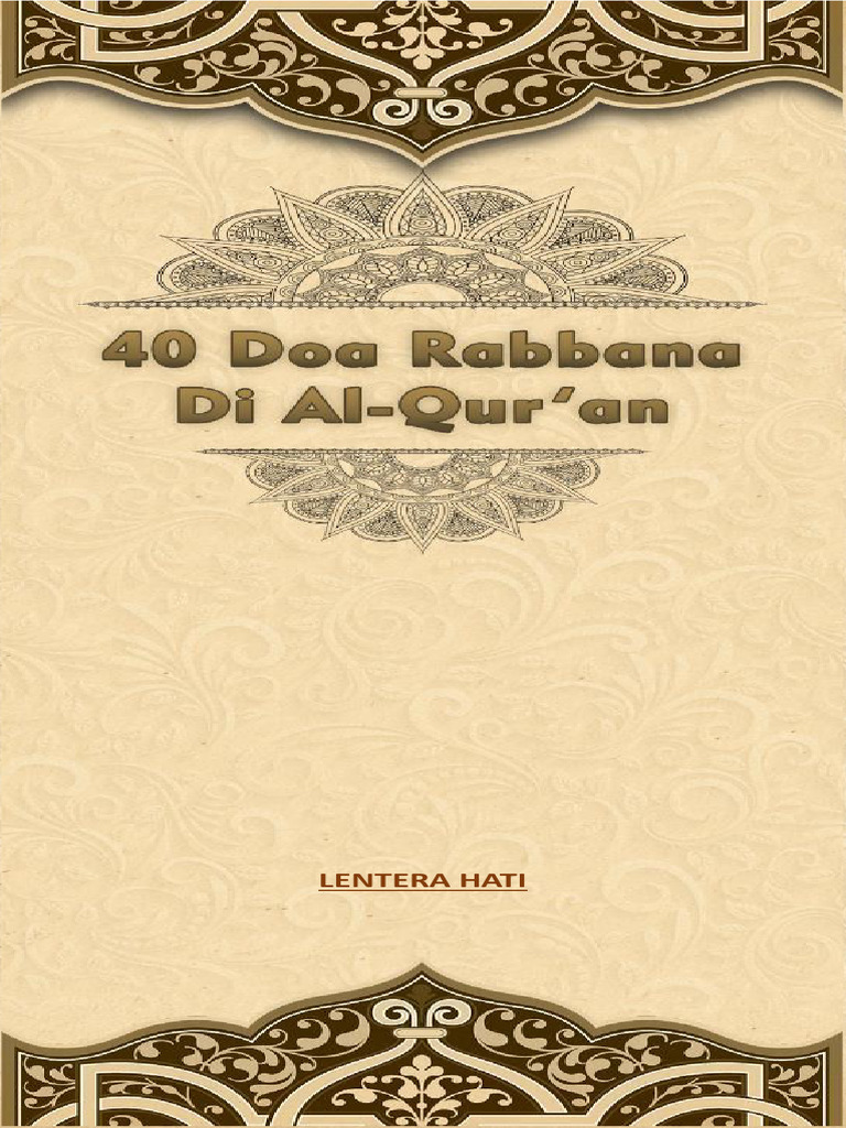 40 Doa Rabbana dalam Al-Quran | PDF