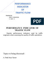 Traffic Flow Performance Indicator