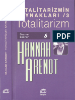 0200 Totalitarizm Sechme Eserler 8 Hannah Arendt Bahadir Sina Shener 2014 384s
