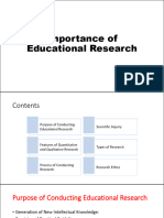 Importance of Educational Research V2