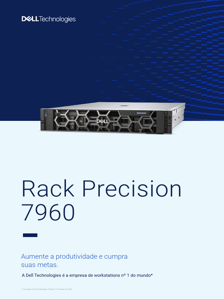 Precision 7960 Rack Spec Sheet PDF Disco de estado sólido Drive