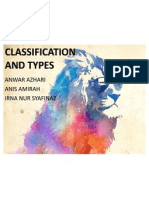 Classifications and Types