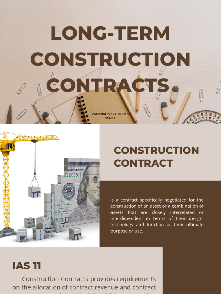 Accounting for Construction Contracts | PDF | Business | Financial ...