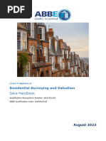 ABBE Level 6 Diploma in Residential Surveying and Valuation Specification Aug 2023