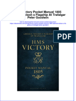 Full Ebook of Hms Victory Pocket Manual 1805 Admiral Nelson S Flagship at Trafalgar Peter Goodwin Online PDF All Chapter