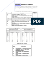 Hand Assembly Instruction Handout
