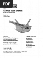Stanley Vemco Garage Door Opener Owners Manual | PDF