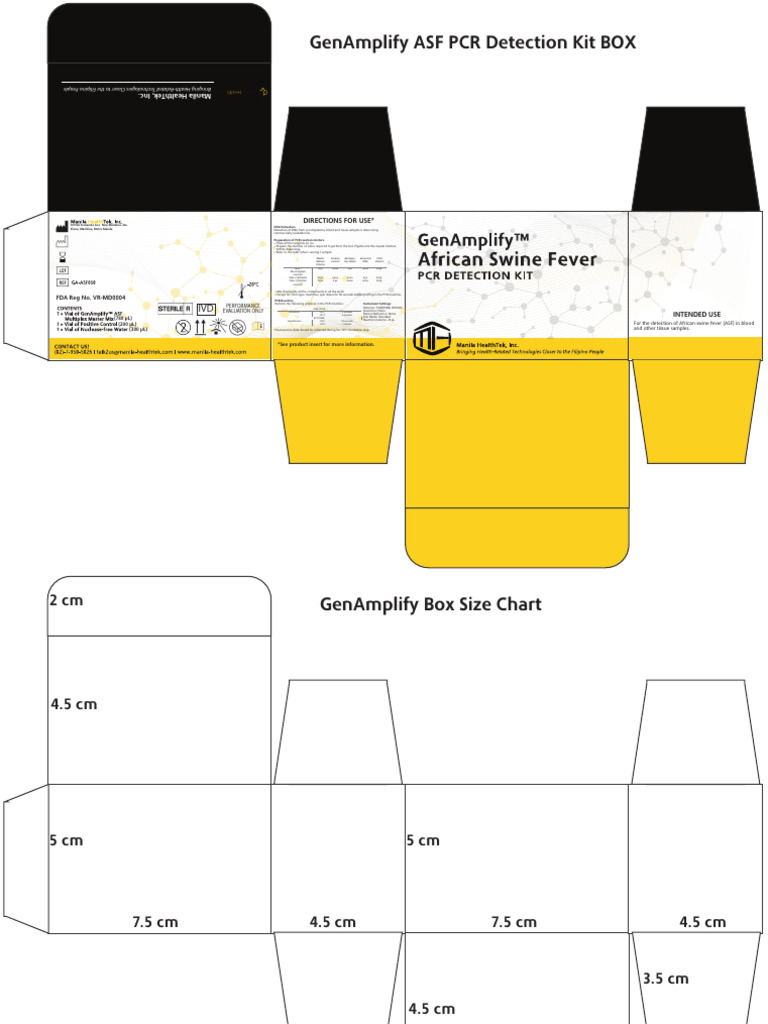 GenAmplify ASF Detection Kit Guide | PDF | Polymerase Chain Reaction ...