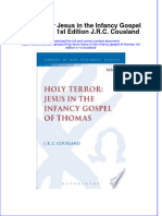 Full Ebook of Holy Terror Jesus in The Infancy Gospel of Thomas 1St Edition J R C Cousland Online PDF All Chapter