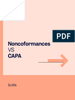 Non-Conformance Vs CAPA