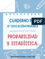 Cuaderno Estadistica y Probabilidad - 6 Curso Educacion Primaria