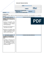 Ficha de Toma de Notas