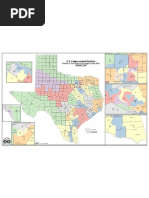 Texas Railroad Commission District Map | PDF | Texas