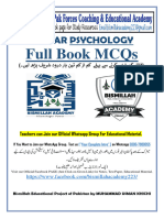 1st Year PSYCHOLOGY Full Book Solved MCQs by Bismillah Academy 0300-7980055