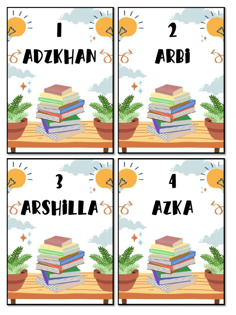 Grade 3 - Box File Name Tags | PDF