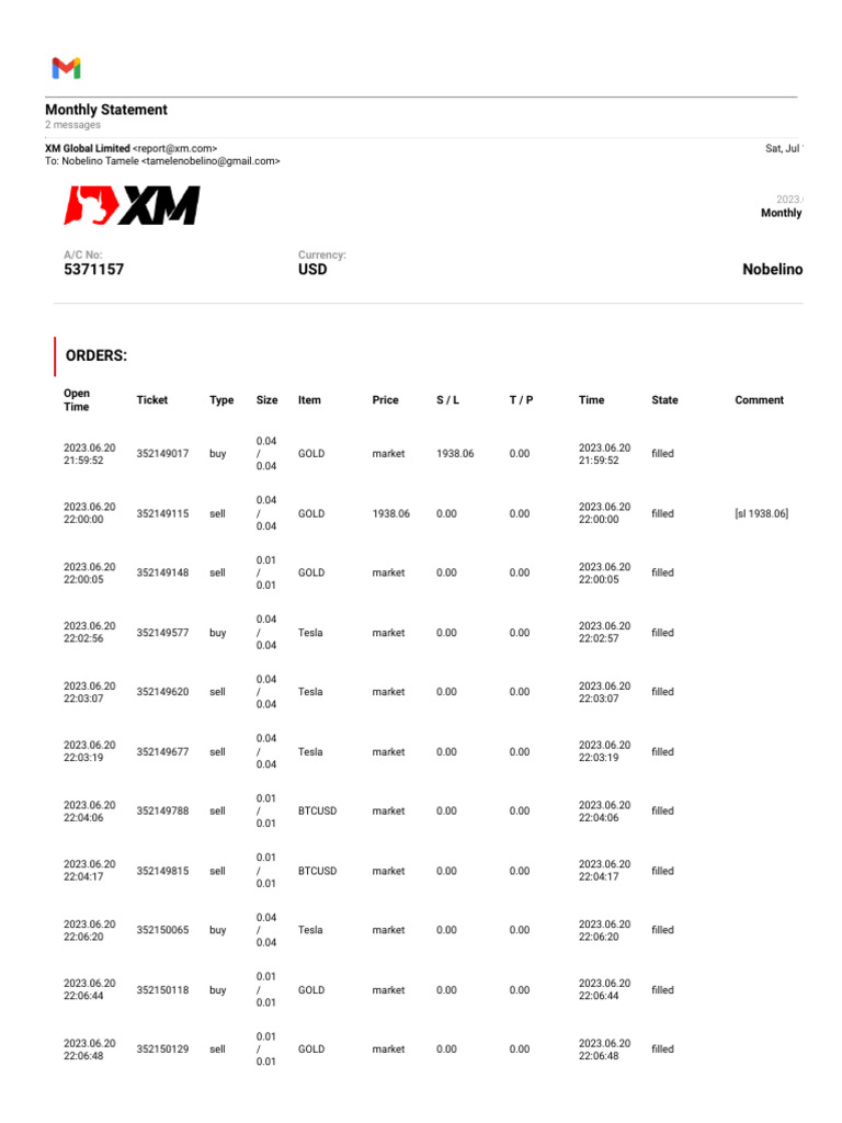 Gmail monthly statement 113905 pdf financial markets economies