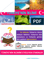 Türki̇ye'ni̇n İkli̇mi̇