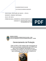 CPN - Gerenciamento de Proteção e Prep para Emerg e Treinamentos e Exercícios