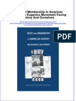 Download full ebook of Race And Membership In American History The Eugenics Movement Facing History And Ourselves online pdf all chapter docx 