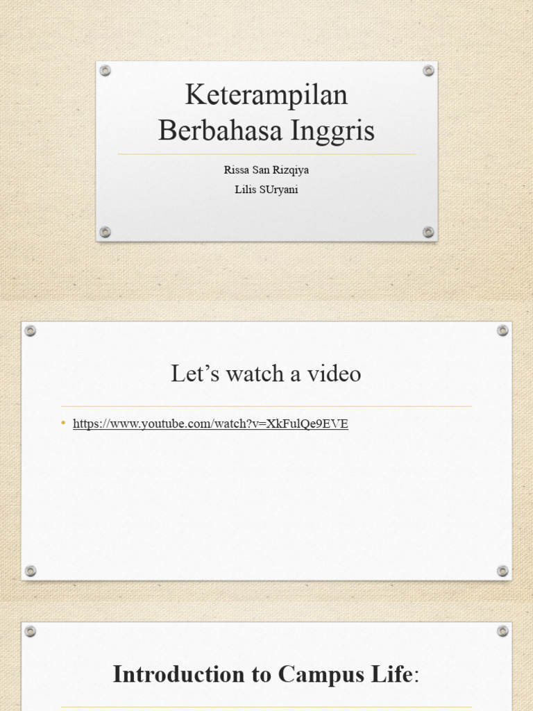 Week 2 Campus Life Pdf