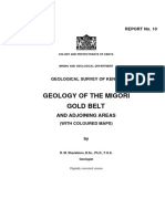 Geology of The Migori Gold Belt